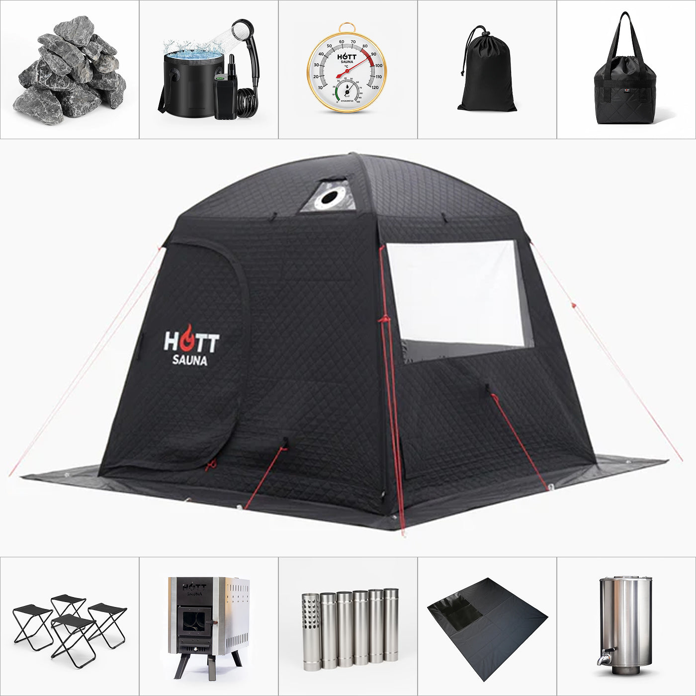 Bastutält Gnistan | Baitbox Edition