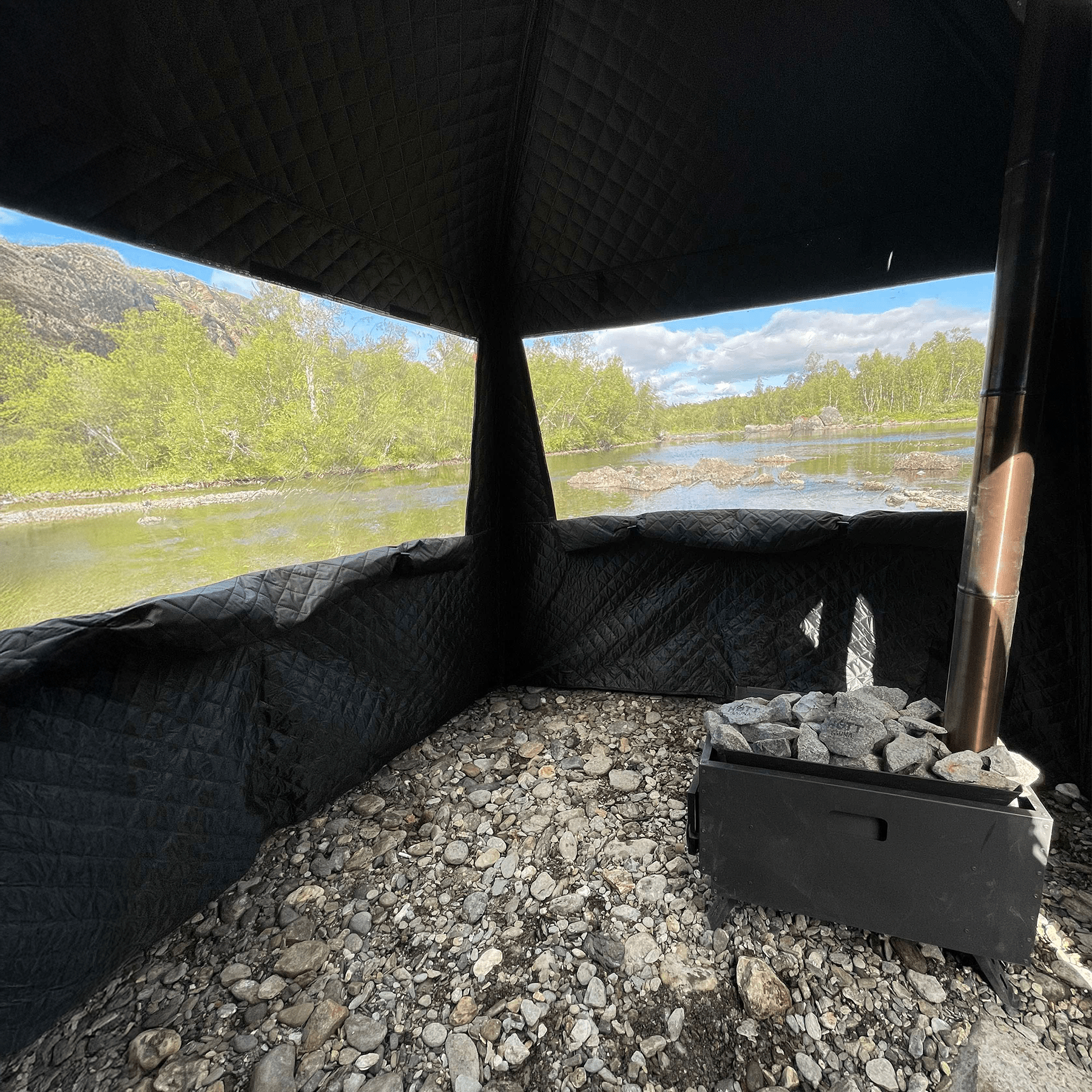 Bastutält Gnistan - Hott Sauna - Sauna tent - Bastutält