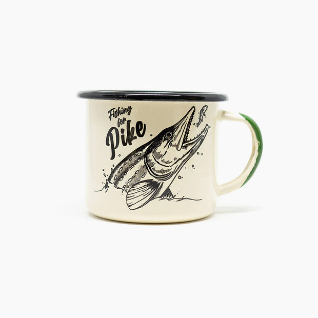 Enamel mug Pike